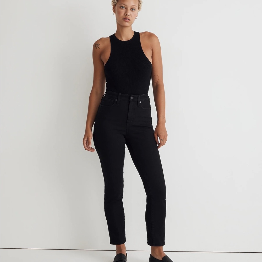 🖤Cropped Length Super Black Curvy Stovepipes🖤